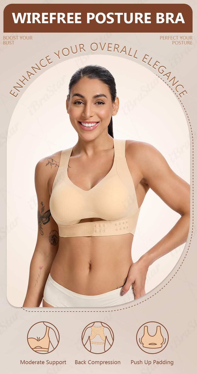 ComfortFit Wireless Posture Bra – All-Day Support & Comfort